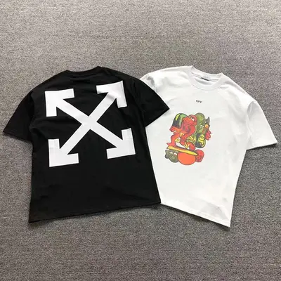 ￥98 OFF-WHITE T-SHIRT 504180219（ im 170cm 60kg i wear size S in the phot）