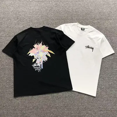 ￥85 STUSSY T-SHIRT 3104183631（im 170cm 60kg i wear size M in the phot）