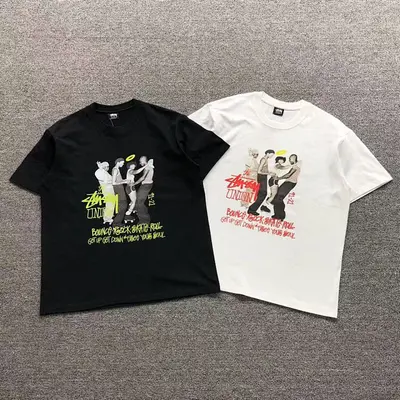 ￥85 STUSSY T-SHIRT 3104183731（im 170cm 60kg i wear size M in the phot）
