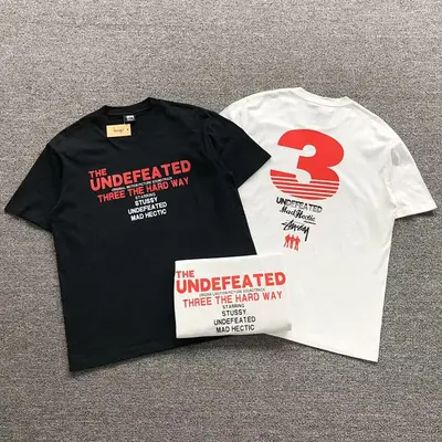 ￥85 STUSSY UNDEFEATED T-SHIRT 3104183431（im 170cm 60kg i wear size L in the phot）