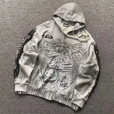 ￥288 HELLSTAR HOODIE 3104190572（im 170cm 60kg i wear size M in the phot）