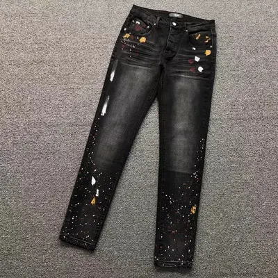 ￥215 AMIRI TROUSERS 504190417（im 170cm 60kg i wear size 30 in the phot）