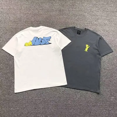 ￥78 HUF T-SHIRT 4104212202（im 170cm 60kg i wear size L in the phot）
