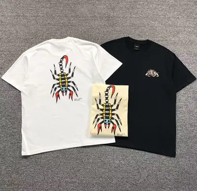 ￥78 HUF T-SHIRT 4104211402（im 170cm 60kg i wear size L in the phot）