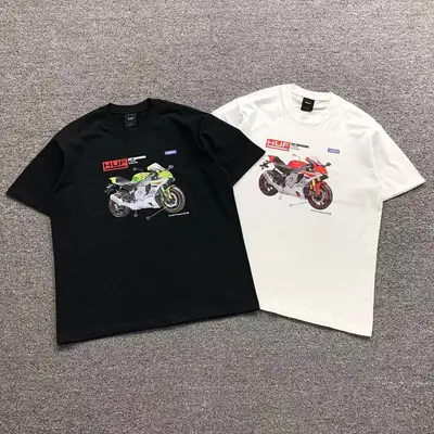 ￥78 HUF T-SHIRT 4104211802（im 170cm 60kg i wear size L in the phot）