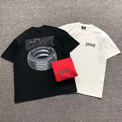 ￥85 STUSSY T-SHIRT 4104212402（im 170cm 60kg i wear size L in the phot）