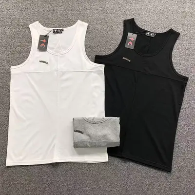 ￥78 THUG CLUB VEST 214222778（im 170cm 60kg i wear size XL in the phot）