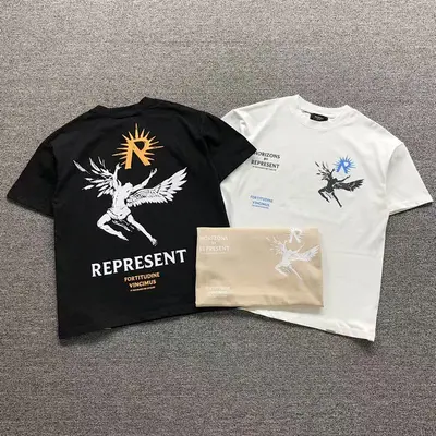 ￥85 REPRESENT T-SHIRT 1104230968（im 170cm 60kg i wear size S in the phot）
