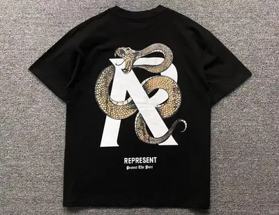 ￥85 REPRESENT T-SHIRT 1104230468（im 170cm 60kg i wear size S in the phot