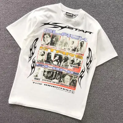 ¥115 HELLSTAR T-SHIRT 3104303272(im 170cm 60kg i wear size M in the phot)