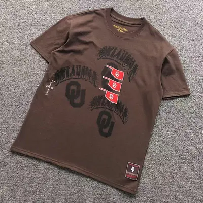 ¥79 TRAVIS SCOTT T-SHIRT 214301246(im 170cm 60kg i wear size L in the phot)