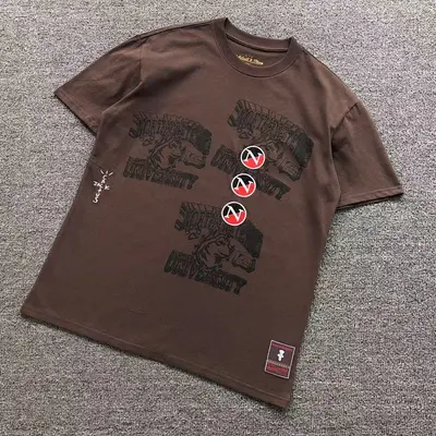 ¥79 TRAVIS SCOTT T-SHIRT 214300646(im 170cm 60kg i wear size L in the phot)