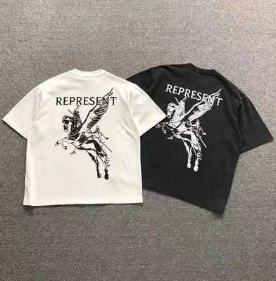 ¥98 REPRESENT T-SHIRT 1105031999(im 170cm 60kg i wear size S in the phot)