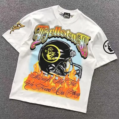 ￥98 HELLSTAR T-SHIRT 1105032399（im 170cm 60kg i wear size S in the phot）