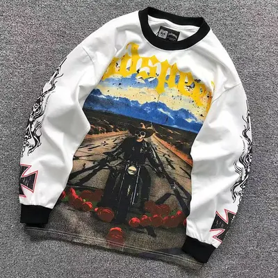 ￥125 GO⭐S⭐E⭐D LONG SLEEVED 4105074217（im 170cm 60kg i wear size S in the phot）