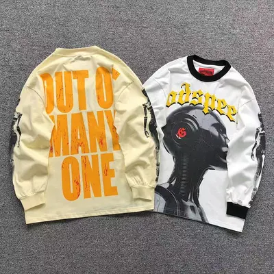 ￥125 GO⭐S⭐E⭐D LONG SLEEVED 4105074417（im 170cm 60kg i wear size S in the phot）