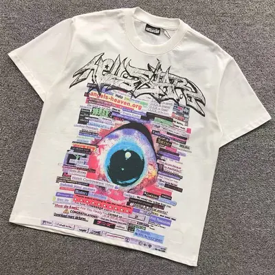 ¥115 HELLSTAR T-SHIRT 505090517(im 170cm 60kg i wear size S in the phot)