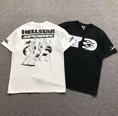 ￥85 HELLSTAR T-SHIRT 505100789（im 170cm 60kg i wear size M in the phot)