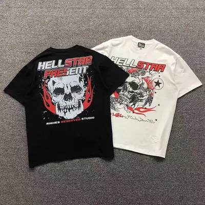 ￥85 HELLSTAR T-SHIRT 505101289（im 170cm 60kg i wear size M in the phot）