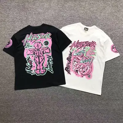 ￥85 HELLSTAR T-SHIRT 505100689（im 170cm 60kg i wear size L in the phot）