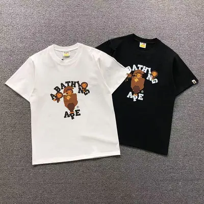 ￥85 BAPE T-SHIRT 4050120398（im 170cm 60kg i wear size S in the phot）