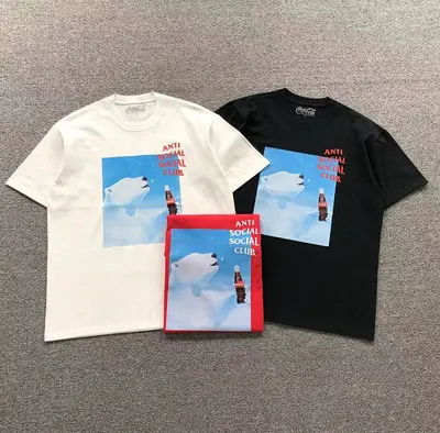¥85 ANTI SOCIAL SOCIAL CLUB T-SHIRT 4050131502(im 170cm 60kg i wear size L in the phot)