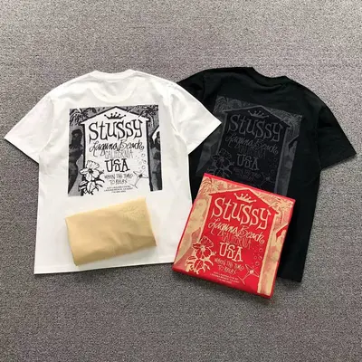 ¥85 STUSSY T-SHIRT 215132602(im 170cm 60kg i wear size M in the phot)