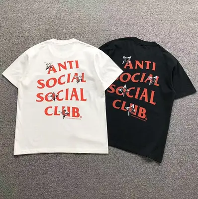 ¥85 ANTI SOCIAL SOCIAL CLUB T-SHIRT 4050132102(im 170cm 60kg i wear size M in the phot)