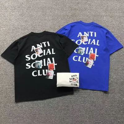 ¥85 ANTI SOCIAL SOCIAL CLUB T-SHIRT 4050131202(im 170cm 60kg i wear size L in the phot)