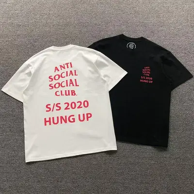 ¥85 ANTI SOCIAL SOCIAL CLUB T-SHIRT 215130702(im 170cm 60kg i wear size L in the phot)