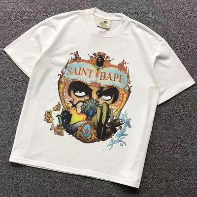 ¥115 VINTAGE BAPE T-SHIRT 4050133317(im 170cm 60kg i wear size L in the phot)