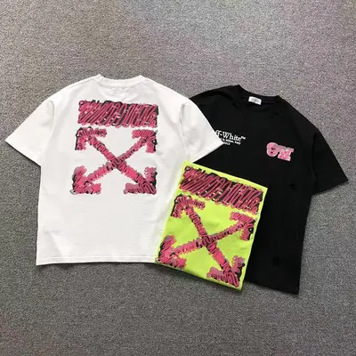 ¥98 OFF-WHITE T-SHIRT 505143319(im 170cm 60kg i wear size S in the phot)