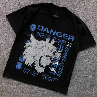 ¥98 TRAVIS SCOTT T-SHIRT 4105173317(im 170cm 60kg i wear size S in the phot)