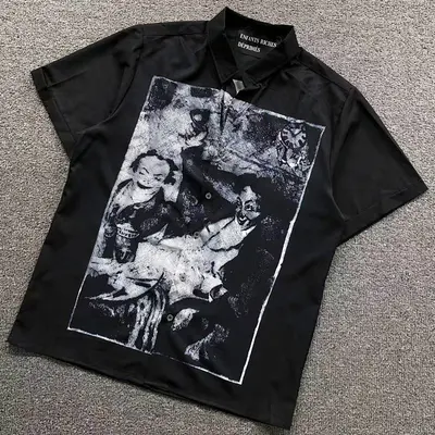 ¥85 ENFANTS RICHES DEPRIMES SHIRT 505191378(im 170cm 60kg i wear size L in the phot)