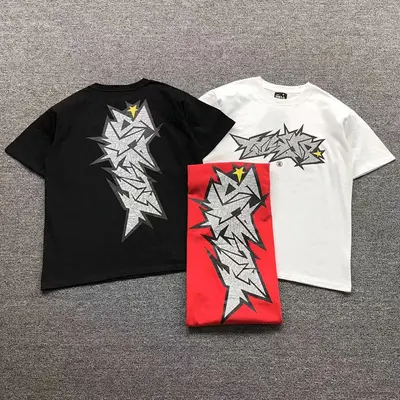 ¥85 HELLSTAR T-SHIRT 3105193496(im 170cm 60kg i wear size M in the phot)