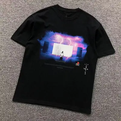 ￥78 TRAVIS SCOTT T-SHIRT 505216891（im 170cm 60kg i wear size S in the phot）