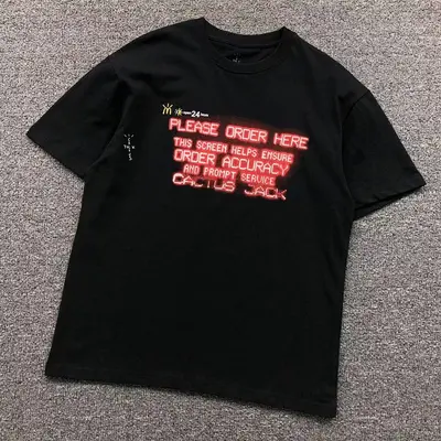 ￥78 TRAVIS SCOTT T-SHIRT 505216491（im 170cm 60kg i wear size S in the phot）