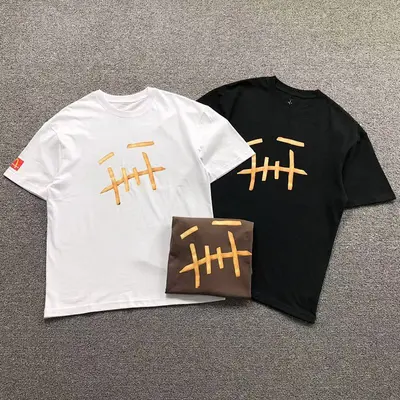 ￥78 TRAVIS SCOTT MCDONALD T-SHIRT 5052110491（im 170cm 60kg i wear size S in the phot）