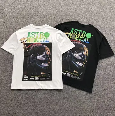 ￥78 TRAVIS SCOTT T-SHIRT 505218191（im 170cm 60kg i wear size S in the phot）