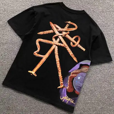 ￥78 TRAVIS SCOTT T-SHIRT 505210391（im 170cm 60kg i wear size S in the phot）