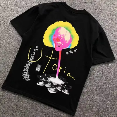 ￥78 TRAVIS SCOTT T-SHIRT 505214191（im 170cm 60kg i wear size S in the phot）