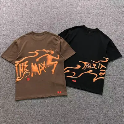 ￥78 TRAVIS SCOTT T-SHIRT 505219591（im 170cm 60kg i wear size S in the phot）