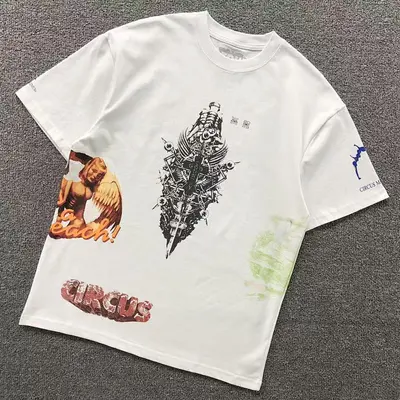 ￥78 TRAVIS SCOTT T-SHIRT 505217791（im 170cm 60kg i wear size S in the phot）