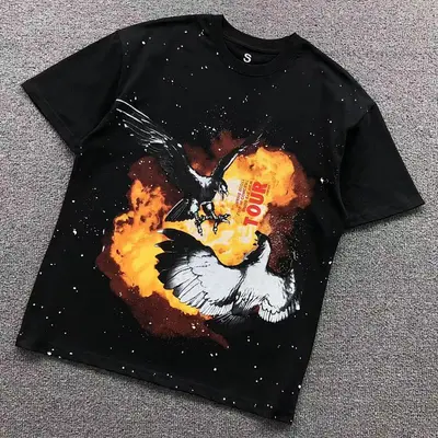 ￥78 TRAVIS SCOTT T-SHIRT 505215491（im 170cm 60kg i wear size S in the phot）