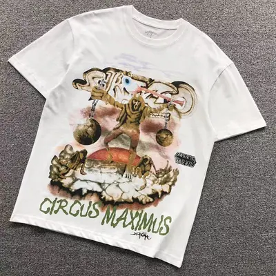 ￥78 TRAVIS SCOTT T-SHIRT 505211291（im 170cm 60kg i wear size S in the phot）