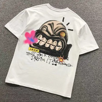 ￥78 TRAVIS SCOTT T-SHIRT 505213191（im 170cm 60kg i wear size S in the phot）