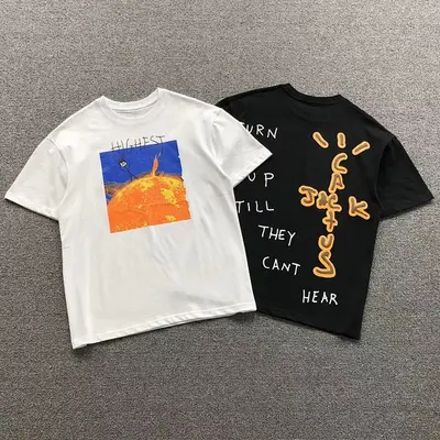 ￥78 TRAVIS SCOTT T-SHIRT 505219191（im 170cm 60kg i wear size S in the phot）