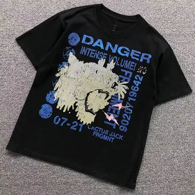 ￥78 TRAVIS SCOTT T-SHIRT 505217091（im 170cm 60kg i wear size S in the phot）