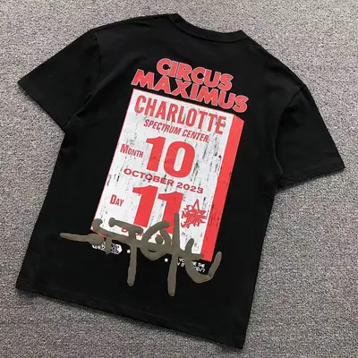 ￥78 TRAVIS SCOTT T-SHIRT 505215691（im 170cm 60kg i wear size S in the phot）