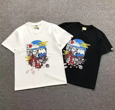 ￥85 BAPE T-SHIRT 4105260498（im 170cm 60kg i wear size S in the phot）